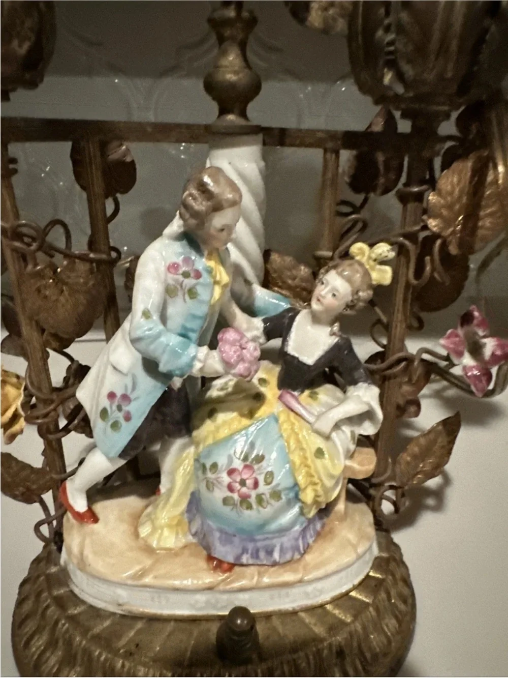 vintage porcelain sculptural lamp - Collection Master Piece